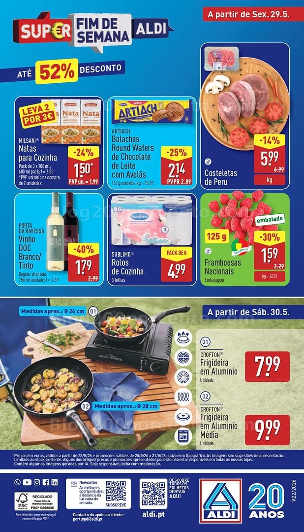 Antevisão Folheto ALDI Promoções de 25 a 31 maio